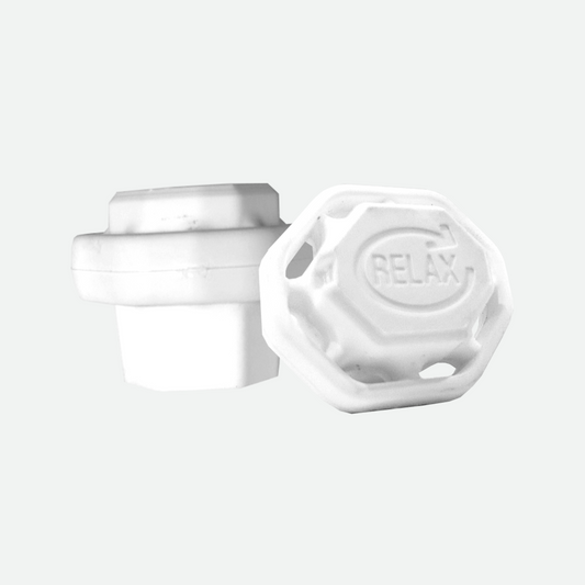 2 Pack of Men’s White End Caps